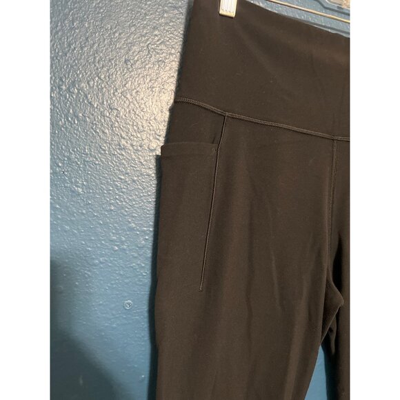 Athleta Salutation 7/8 Tight In Powervita Black M With Pockets - Picture 7 of 8